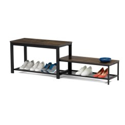 Botník, mdf, hnědá, ABO-W2124 OLW