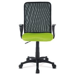 Dětská židle, výškově nastavitelná, zelená síťovina, KA-B047 GRN