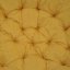 Polstr deluxe na křeslo papasan 100 cm - látka žlutý melír