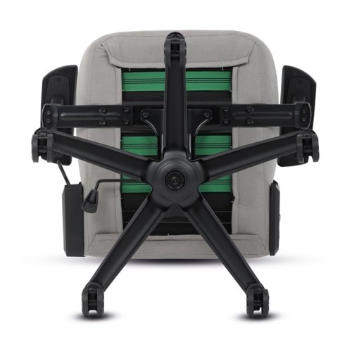 Herní křeslo, houpací mechanismus, stříbrná látka, KA-F12 SIL2