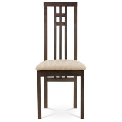 Jídelní židle, hnědá, masiv, BC-2482 WAL