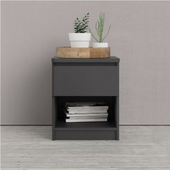 Noční stolek Simplicity 238 černá/mat