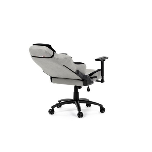 Herní křeslo, houpací mechanismus, stříbrná látka, KA-F12 SIL2