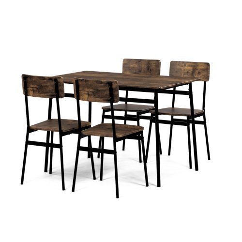 Jídelní set  MDF dekor staré dřevo AUT-O2155 OLW