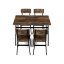 Jídelní set  MDF dekor staré dřevo AUT-O2155 OLW