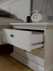 Noční stolek Provence 301 bílá
