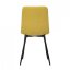 Jídelní židle, potah žlutá látka CT-281 YEL2