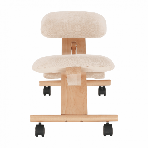 Ergonomická klekačka, krémová/buk, GROCO