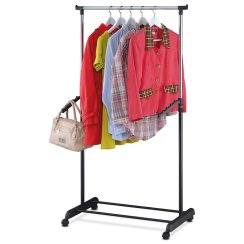 Stojan na šaty, kov, černá, ABD-1212 BK