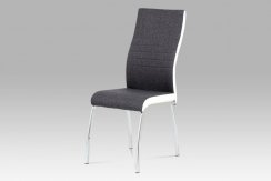 Jídelní židle DCL-433 GREY2 - šedá + bílá