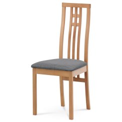 Jídelní židle, béžová, masiv, BC-2482 BUK3