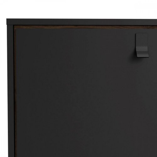 TV stolek Rain černý MAT/ořech