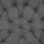 Polstr deluxe na křeslo papasan 110 cm - tmavě šedý melír