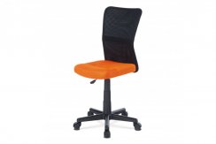 Kancelářská židle, oranžová mesh KA-2325 ORA