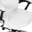 Kancelářská židle, bílá koženka KA-Y287 WT