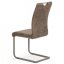 Jídelní židle, lanýžová látka v dekoru vintage kůže,DCL-412 LAN3
