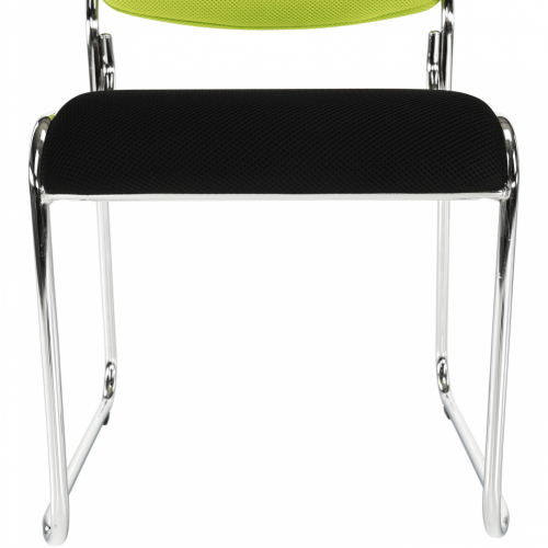 Zasedací židle, zelená/černá síťovina, BULUT