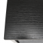 Komoda / noční stolek s látkovými šuplíky, černá / tmavě šedá, PALMERA TYP 1