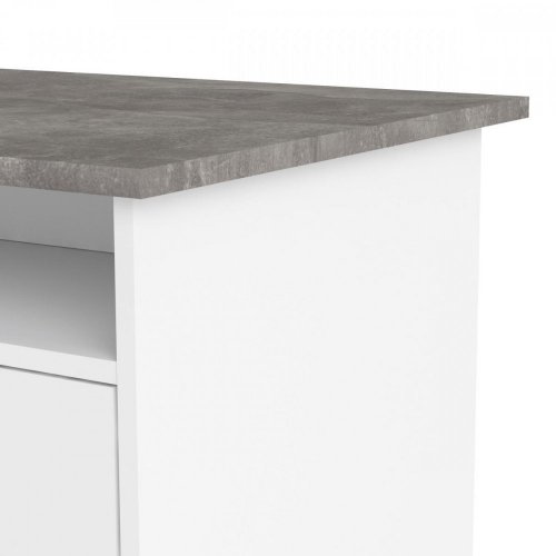 Psací stůl Felix 011 bílá/beton