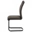 Jídelní židle, šedá látka v dekoru vintage kůže, DCL-413 GREY3