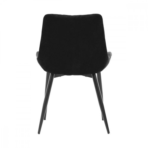 Jídelní židle, černá látka DCL-218 BK2