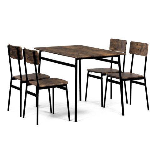 Jídelní set  MDF dekor staré dřevo AUT-O2155 OLW