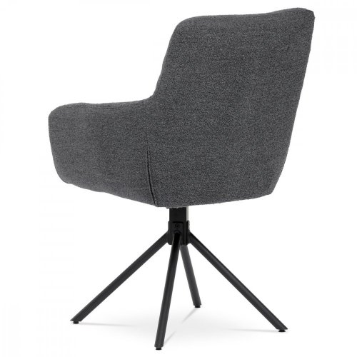 Jídelní židle, šedá látka HC-531 GREY2