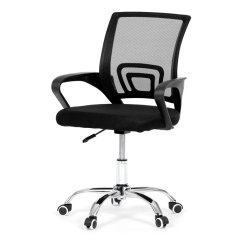 Dětská židle, výškově nastavitelná, černá síťovina, KA-L103 BK