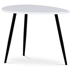 Odkládací stolek 60x40cm, mdf, bílá, AF-3011 WT