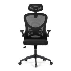 Kancelářská židle, houpací mechanismus, černá, KA-K2021 BK