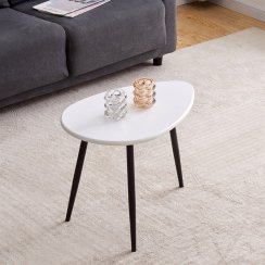 Odkládací stolek 60x40cm, mdf, bílá, AF-3011 WT