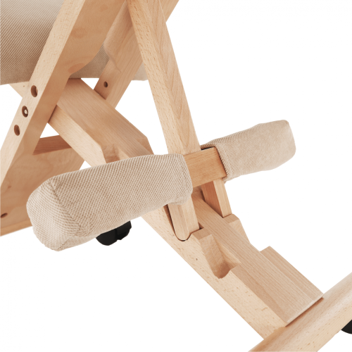 Ergonomická klekačka, krémová/buk, GROCO