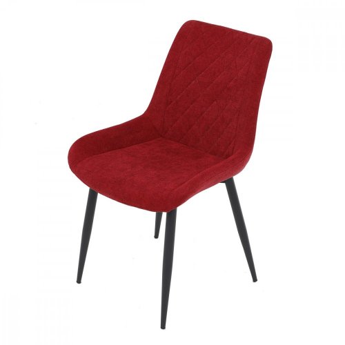 Jídelní židle, červená látka DCL-218 RED2