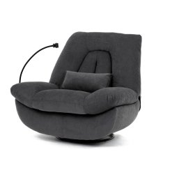 TV křeslo s elektrickým polohováním, hlasové ovládání TV-7089 GREY2
