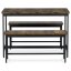 Jídelní set 1+2, rozměr stolu 110x60x75, rozměr lavice 98x30x47, MDF, barva staré dřevo