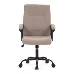 Kancelářské křeslo, houpací mechanismus, hnědá látka, KA-Y391 CRM2