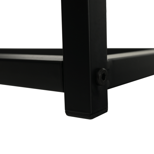 Konzolový stolek v industriálním stylu, dub / černá, BUSTA