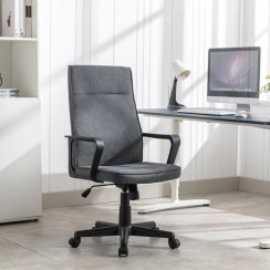 Kancelářská židle, šedá látka KA-L607 GREY2