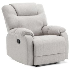 Relaxační křeslo, béžová, látka, TV-4088 CRM2