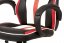 Kancelářská židle, červená-černá-bílá KA-V505 RED