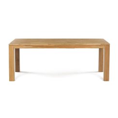 Jídelní stůl 200x100x75, masiv dub bílý, povrchová úprava olejem, nohy 10x10 cm