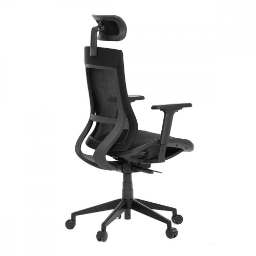 Kancelářská židle, černá MESH síťovina KA-W002 BK