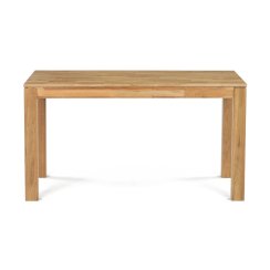 Jídelní stůl 140x80x75, masiv dub bílý, povrchová úprava olejem, nohy 8x8 cm