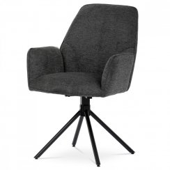 Jídelní židle tmavě šedá látka HC-522 GREY2