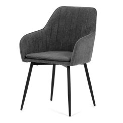 Jídelní židle, šedá, látka, DCL-221 GREY2