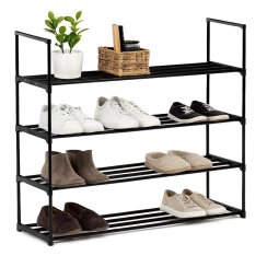 Botník, kov, černá, GD-406 BK