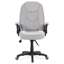 Kancelářské křeslo, synchronní mechanismus, stříbrná látka, KA-G303 SIL2