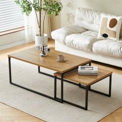 Konferenční stolek 100x60cm, mdf, dub, CT-619 OAK