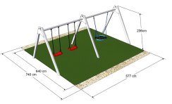 Monkey houpačka Duoswing V HY05150A