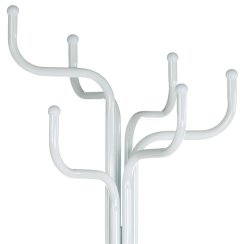 Věšák, kov, bílá, 83707-06 WT